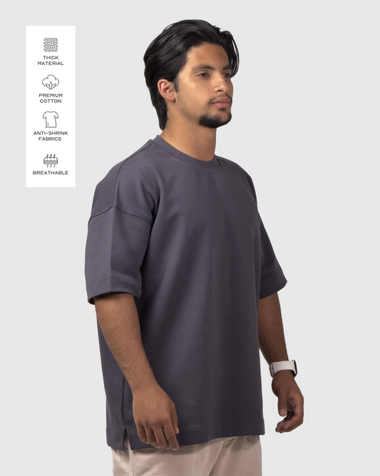 Linear Premium Oversized | Dark Grey